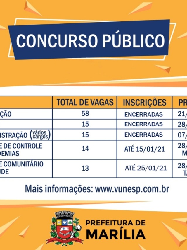 Prefeitura prorroga inscrições para concurso de agente comunitário