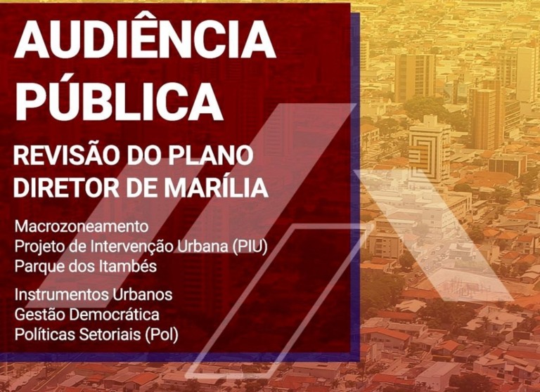 Conselho avança em revisão do Plano Diretor e programa audiências em Marília