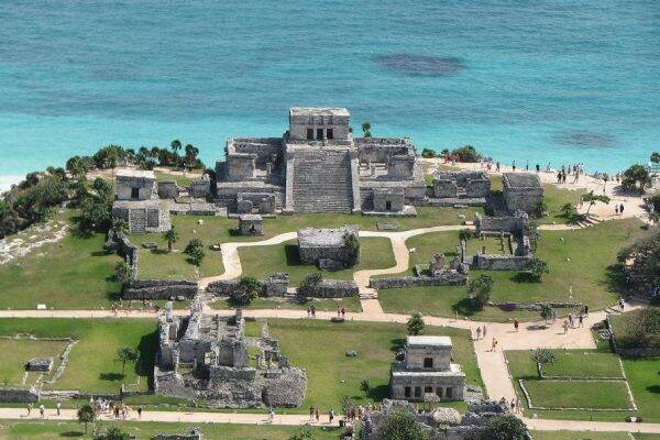 Ruínas Tulum, no México. Foto: Reprodução