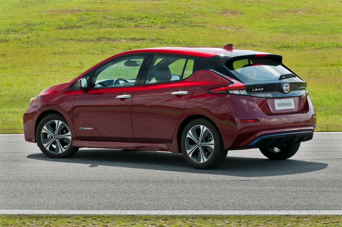 Nissan Leaf 2019. Foto: Divulgação