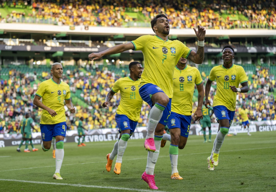 Brasil e Senegal se enfrentaram no estádio José Alvalade, em Lisboa, Portugal