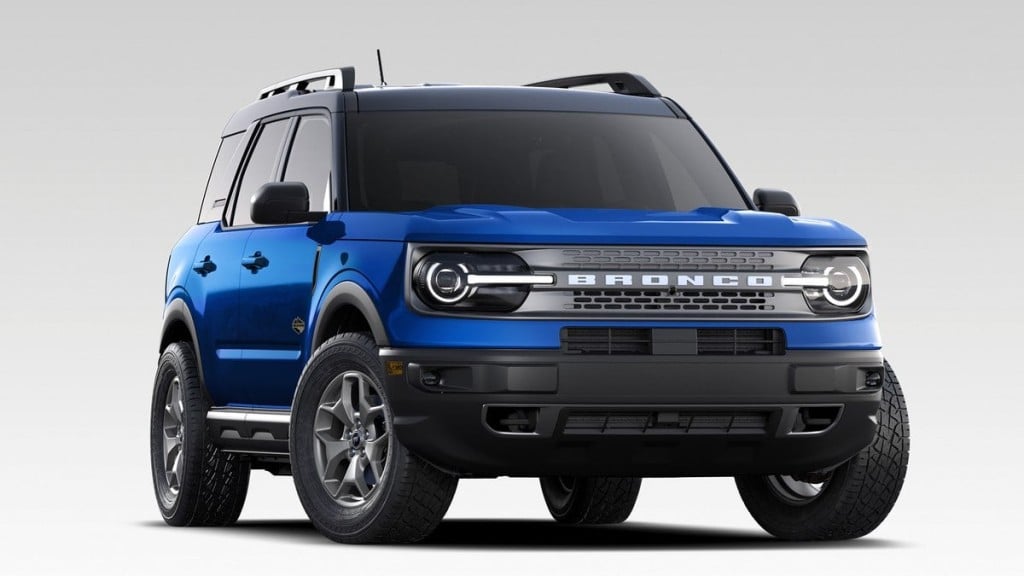 Divulgação Ford Bronco tem motor turbo EcoBoost 2.0, de 253 cv e torque de 38,7 kgfm, ligado ao câmbio automático de oito marchas