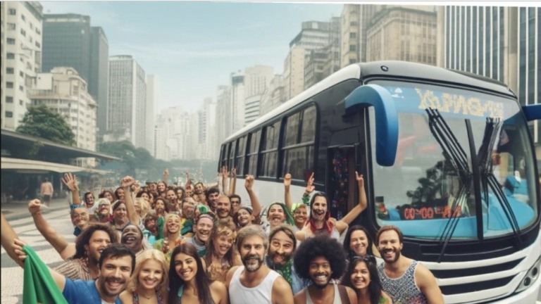 Reprodução / X Eduardo Paes – 2/05/2024 Prefeito do Rio de Janeiro usou imagem feita com inteligência artificial para fazer piada com paulistas e distorções da imagem chamaram a atenção