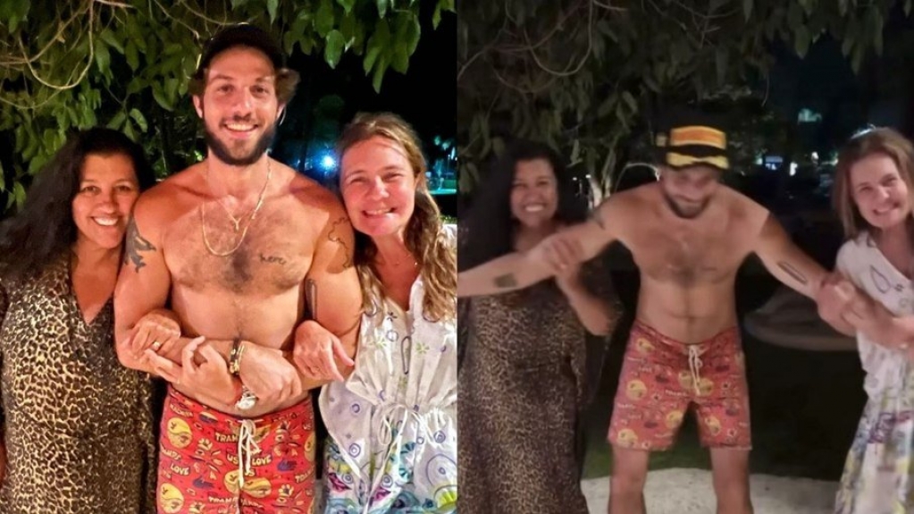 Regina Casé e Adriana Esteves brincam sobre "disputa" por Chay Suede