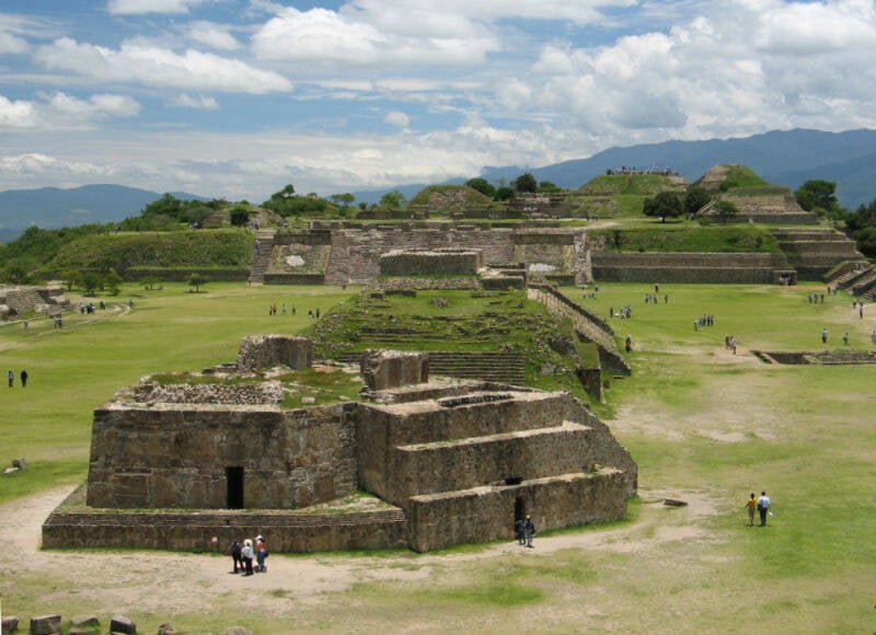 Ruínas Monte Alban, no México. Foto: Reprodução