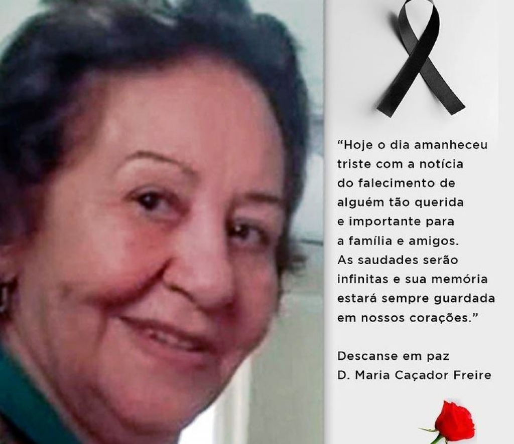 Luto – Marília se despede de Maria Caçador Freire, matriarca do grupo Comasa Luto – Marília se despede de Maria Caçador Freire, matriarca do grupo Comasa