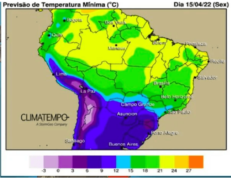Onda de frio pode atingir Marília e região no feriado da Sexta-feira Santa