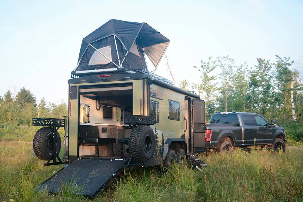 Trailer Motorhome XploreRV. Foto: Divulgação