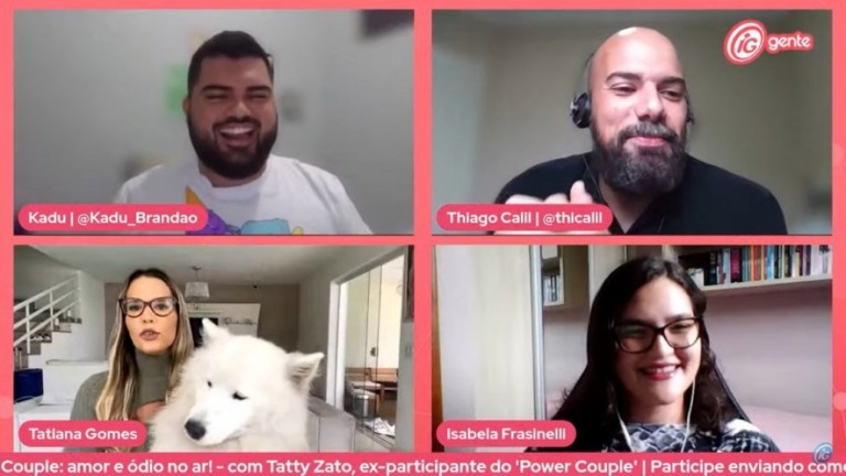 Taty Zatto nomeou cachorro de Gugu para homenagear apresentador