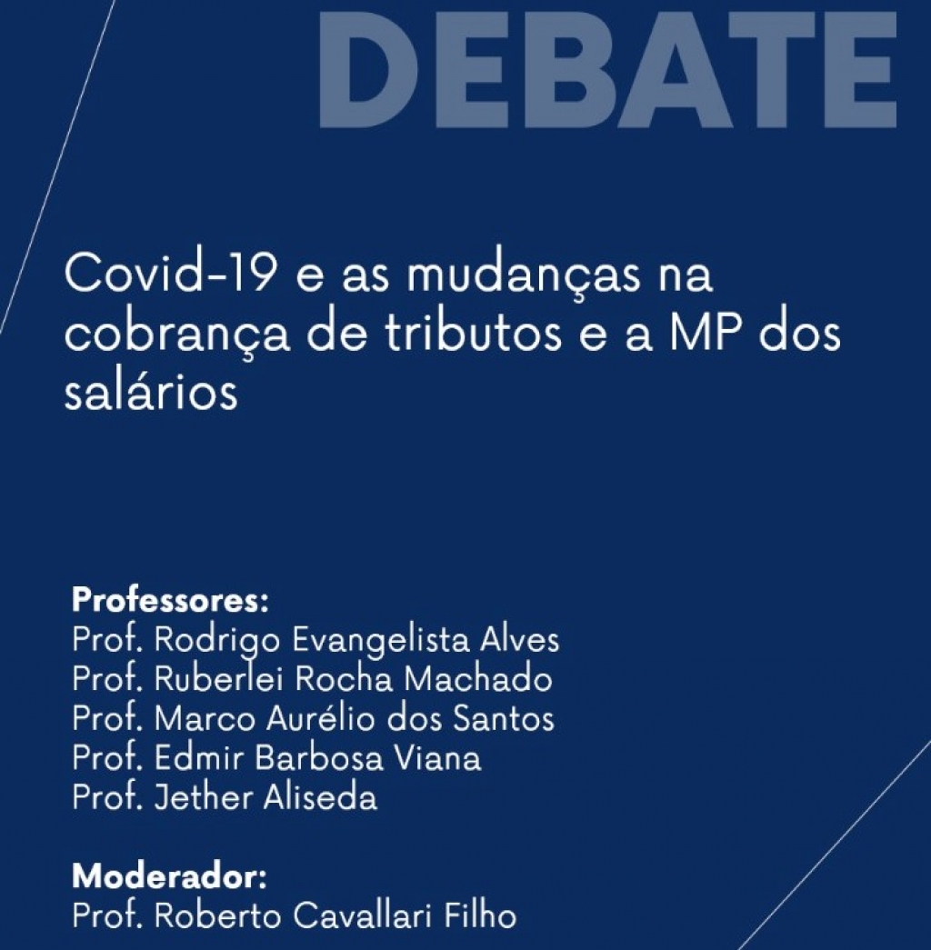 Unimar faz debate sobre impostos e MP dos salários na crise do coronavírus