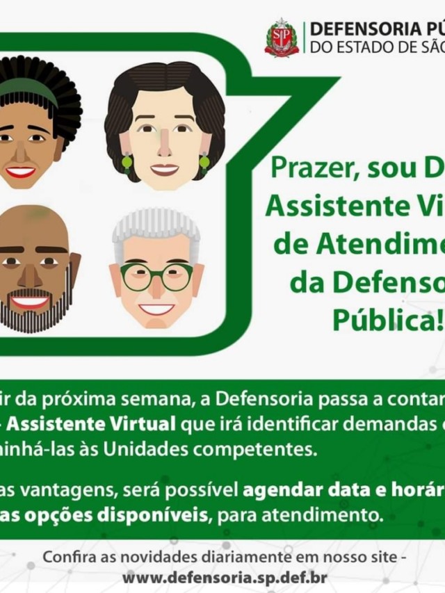 Defensoria retoma casos não urgentes e cria novo serviço