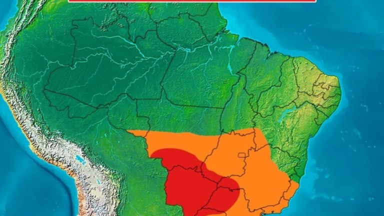 Climatempo Regiões da onda de calor