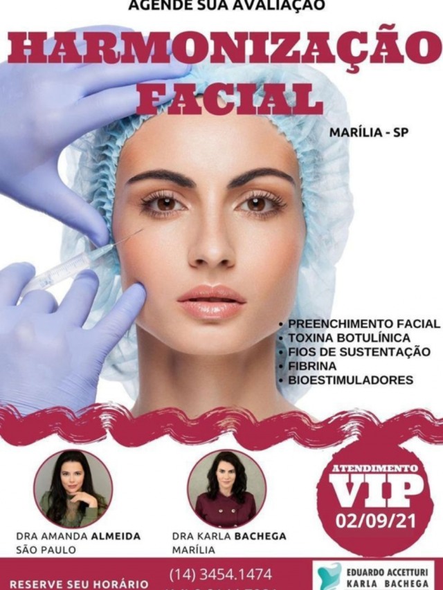 Dia VIP de Harmonização Facial une especialistas e muita tecnologia em Marília