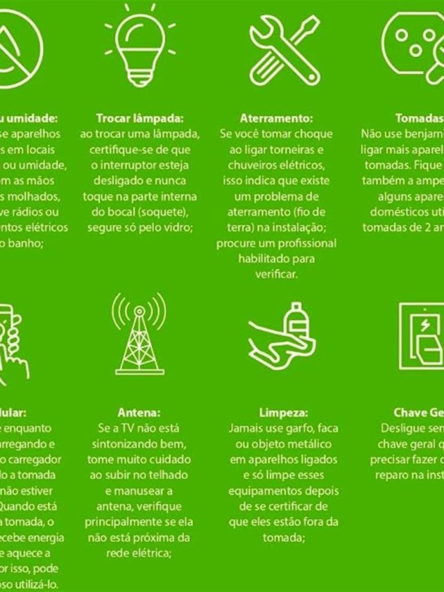 Dicas combatem acidentes com rede elétrica; casos graves aumentam