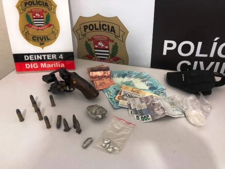 DIG prende homem por tráfico e porte de arma em busca na zona sul