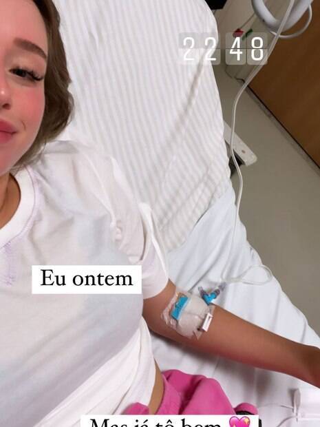 Duda Reis é hospitalizada após sofrer reação alérgica