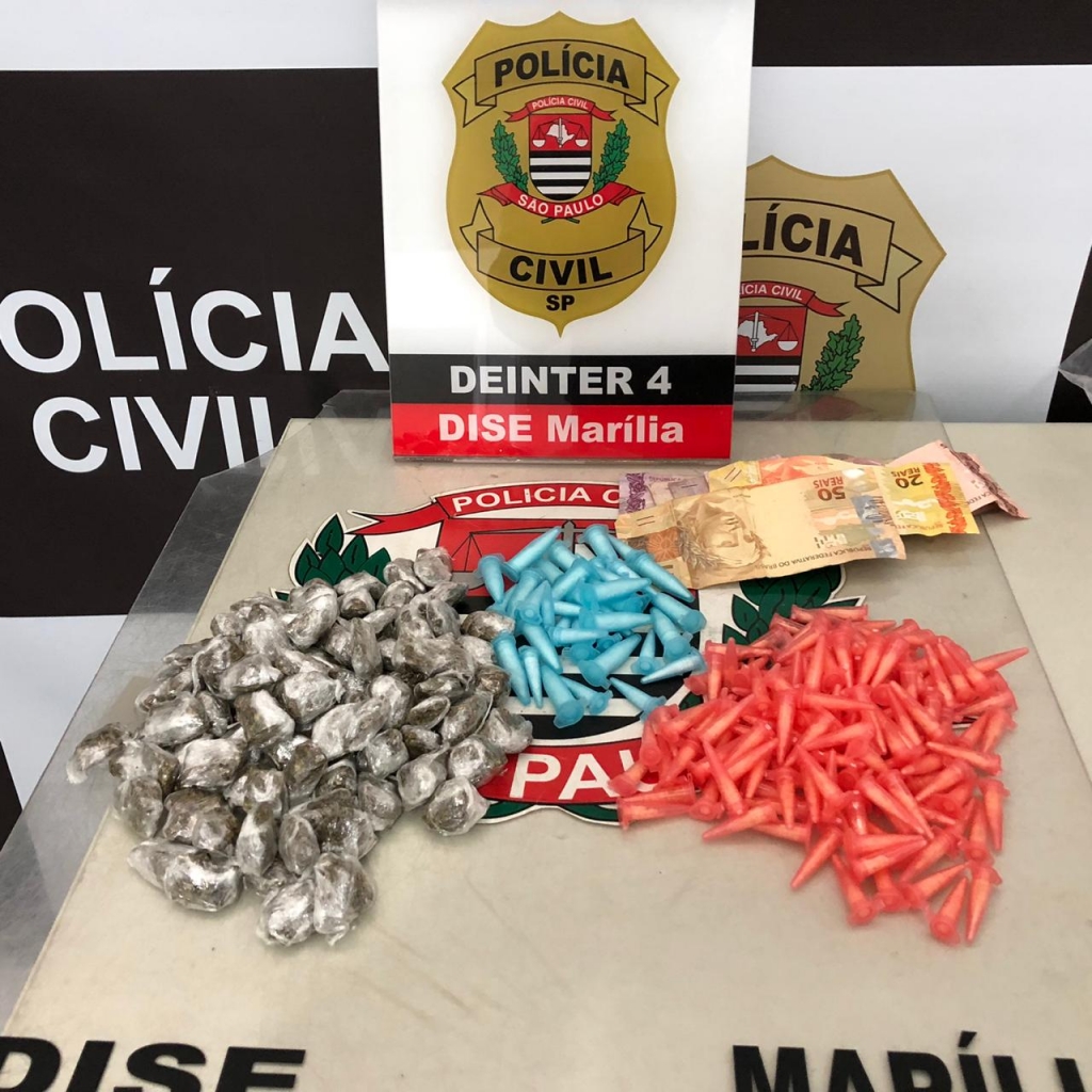 Operação em Marília combate tráfico por adolescentes e apreende dois jovens