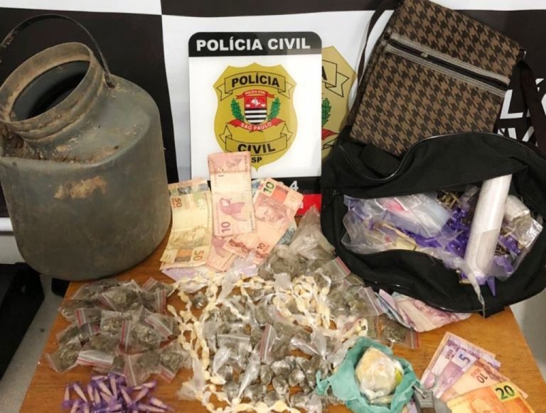 Dois homens e um adolescente são acusados de tráfico na zona sul de Marília