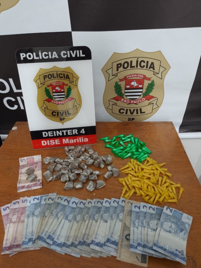 Dise prende dois em flagrante por tráfico no Jardim Edisom, Zona Norte de Marília