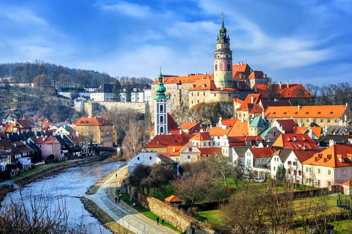 A cidade medieval de Cesky Krumlov . Foto: Qual Viagem/Reprodução