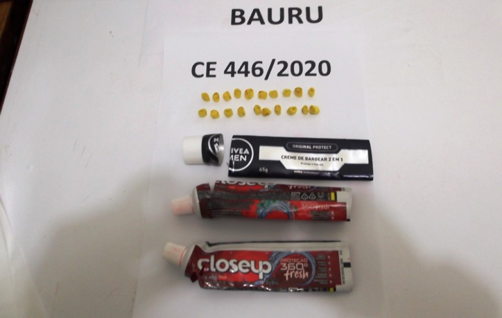 Mães envia drogas em pasta de dente para filho em presídio de Bauru
