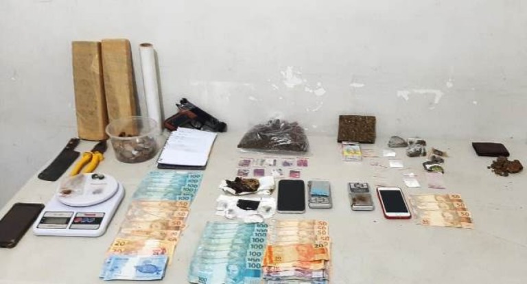 Maconha, LSD, ecstasy e cogumelos – PM prende cinco por tráfico em bairro nobre