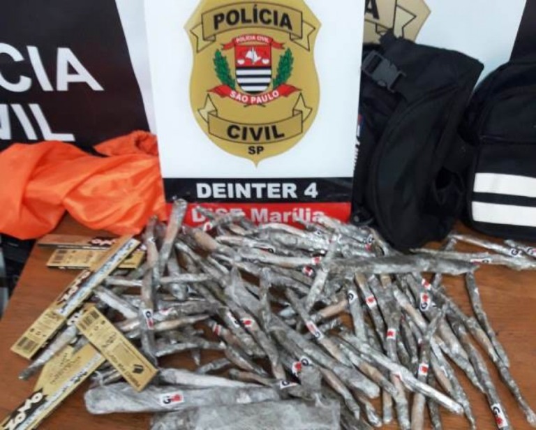 Mais um- Dise prende jovem de 23 anos com 200 porções de drogas no CDHU