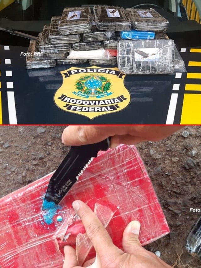 PRF apreende carga de cocaína avaliada em R$ 2,5 milhões em Ourinhos