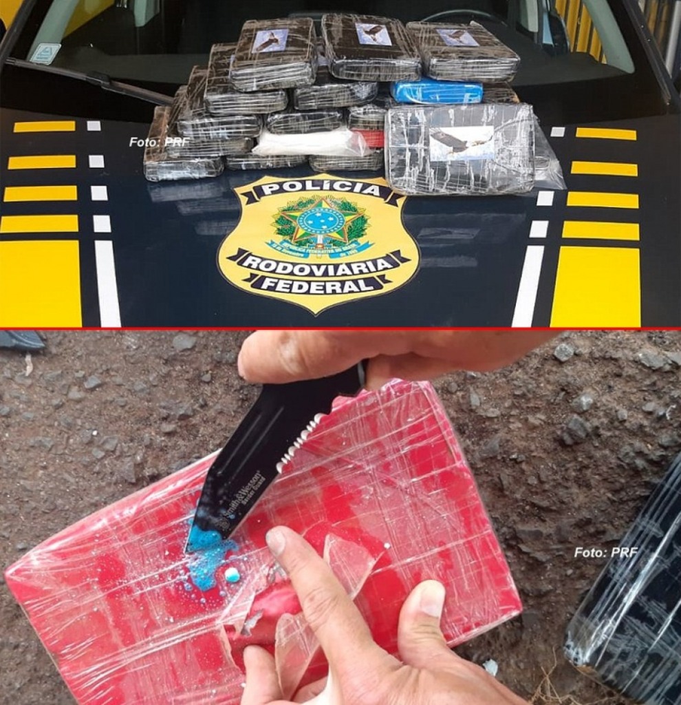 PRF apreende carga de cocaína avaliada em R$ 2,5 milhões em Ourinhos