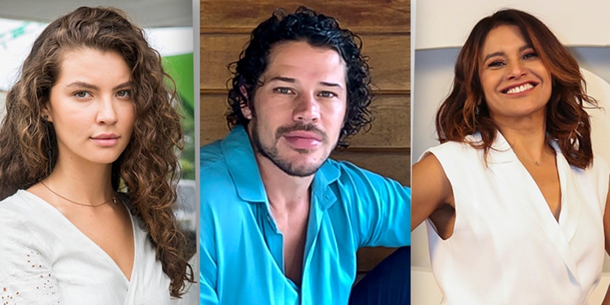 Alanis Guillen, José Loreto e Dira Paes estão escalados para o elenco de Pantanal na Globo (Imagem: Montagem)