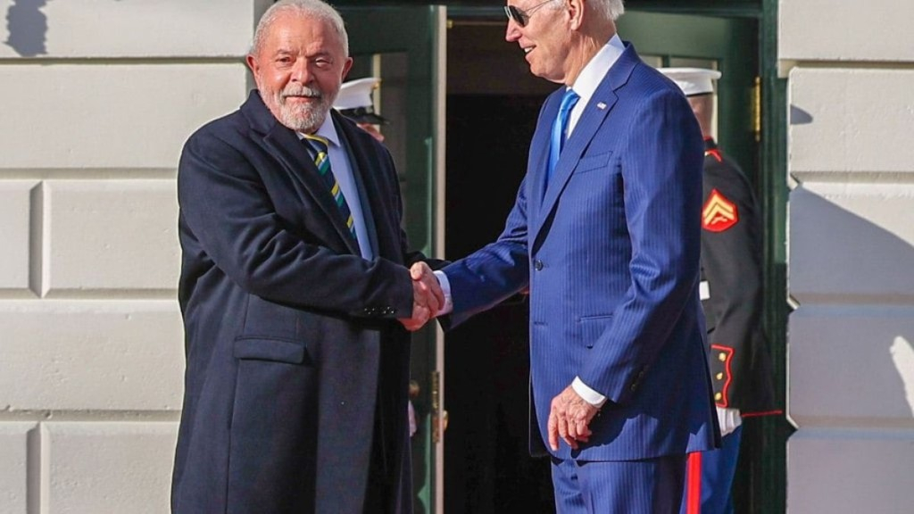 Agência Brasil/Ricardo Stuckert/PR Luiz Inácio Lula da Silva, durante reunião com o presidente dos Estados Unidos da América, Joe Biden.