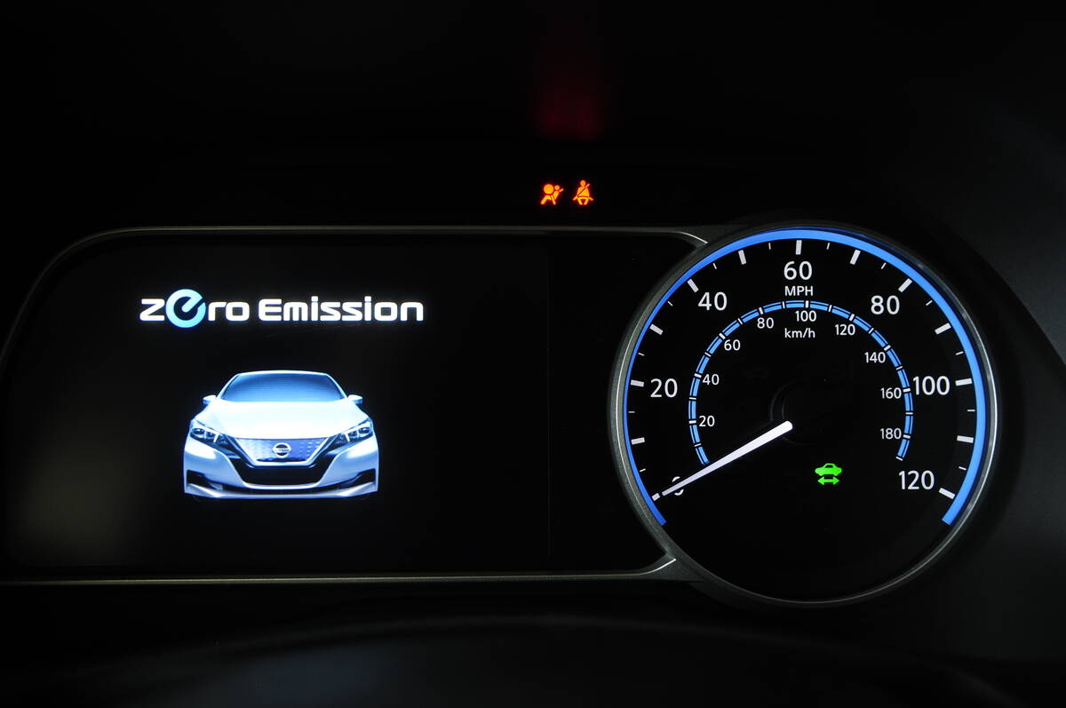 Nissan Leaf 2019. Foto: Divulgação