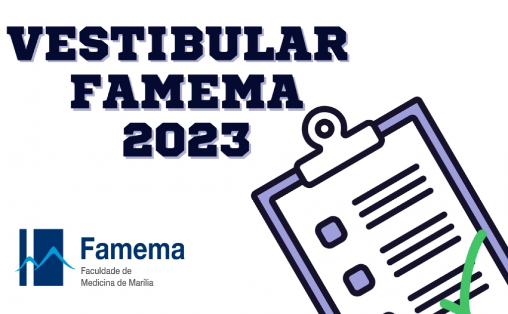 Vestibular da Famema abre inscrições na segunda-feira