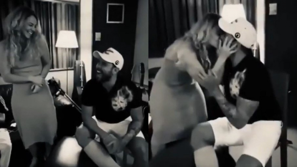 Paolla Oliveira samba e beija Diogo Nogueira em vídeo, assista Paolla Oliveira samba e beija Diogo Nogueira em vídeo, assista