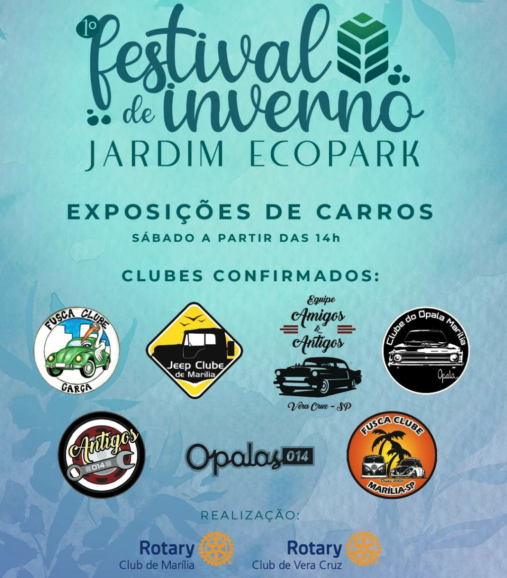 Festival de Inverno terá carros antigos, gastronomia e música em Marília