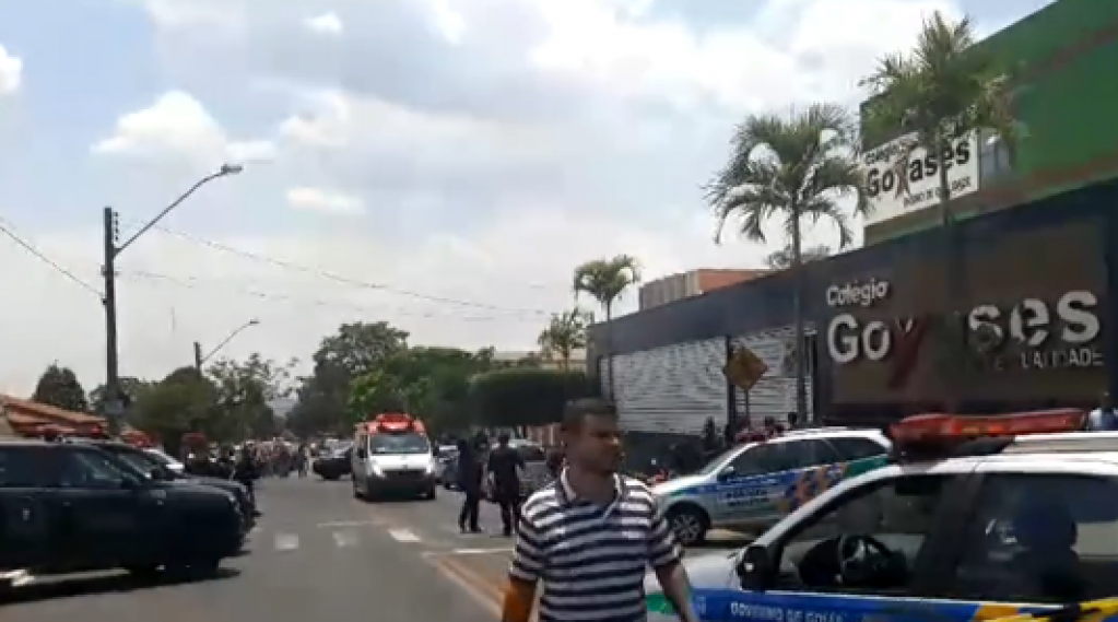 Estudante dispara em escola de GO, mata dois e deixa quatro feridos