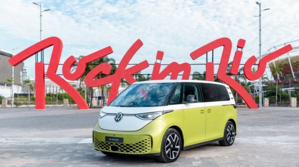 Volkswagen mostra a nova Kombi elétrica no Rock in Rio