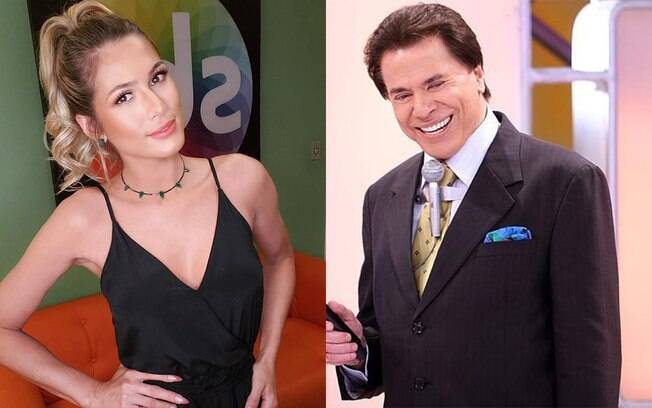 Lívia Andrade e Silvio Santos