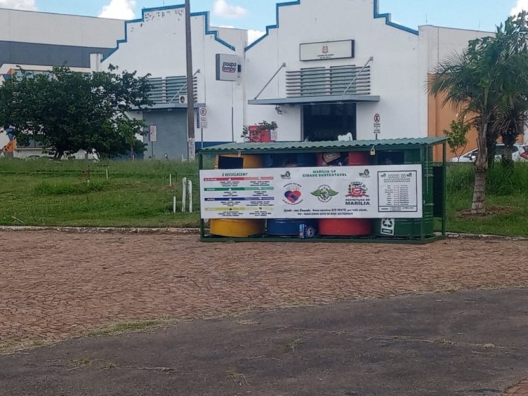 Marília instala 14º ponto de descarte de recicláveis; Garça testa coleta seletiva em bairros