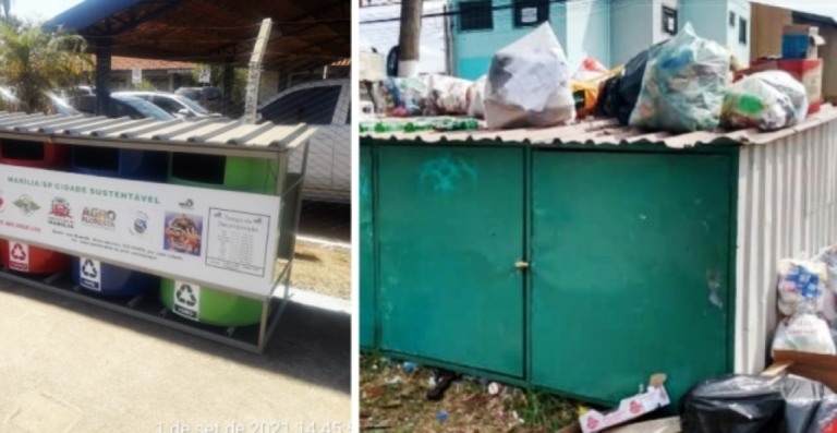 Marília chega a 11 ecoestações mas despejo irregular vira desafio