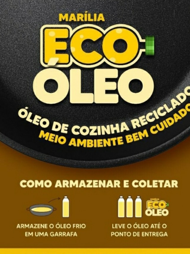 Cidade instala sexto ponto para descarta de óleo de cozinha, veja endereços