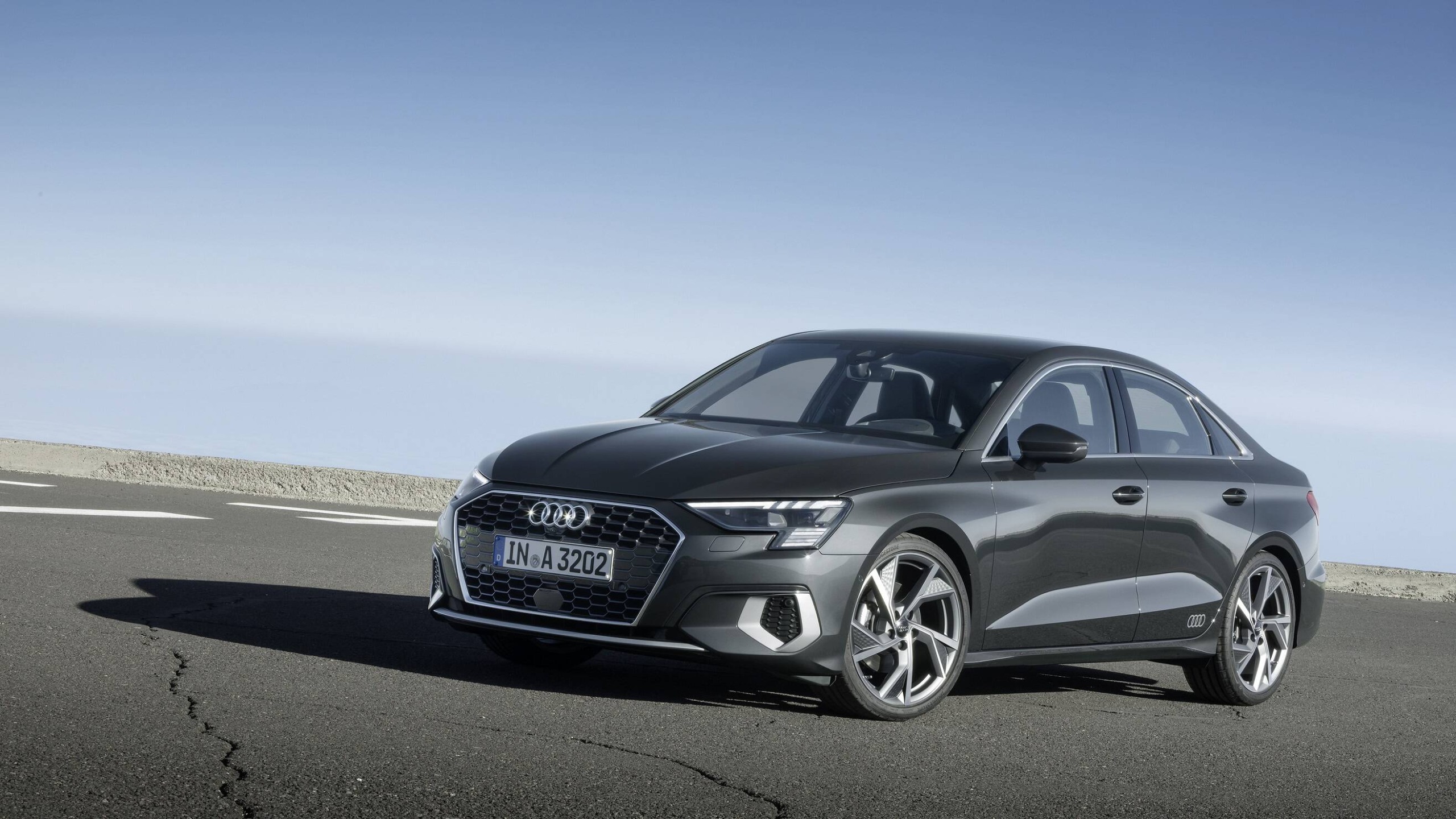 Audi A3 Sedan cresceu 4 cm a mais na linha 2022. Foto: Divulgação