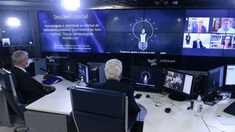 Senado homenageia Dia da Lembrança do Holocausto e critica Monark