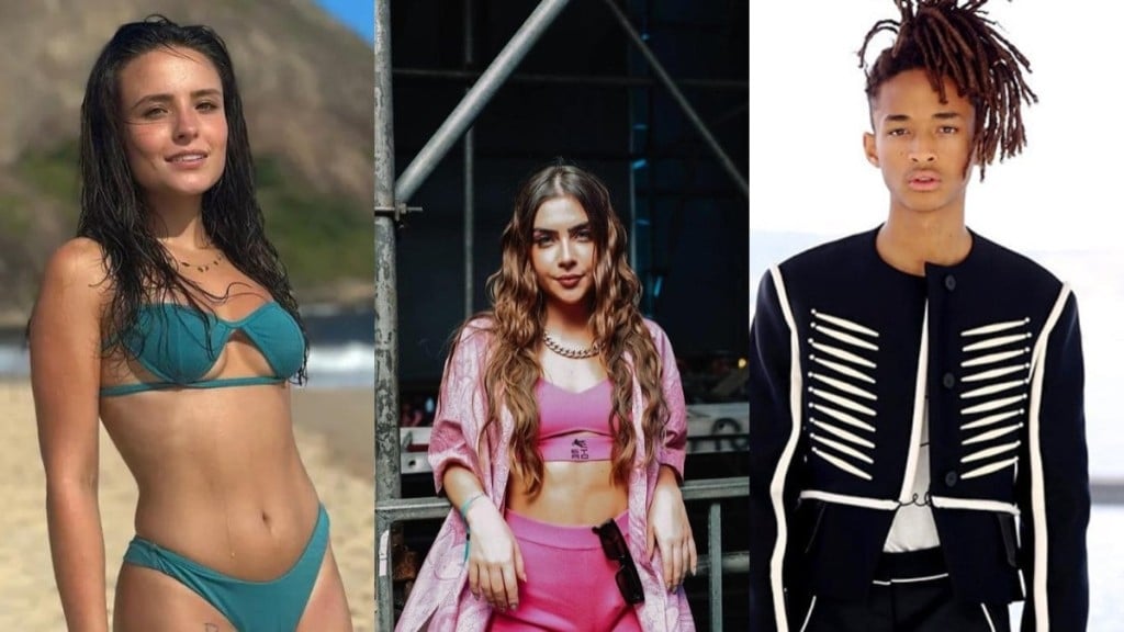 Reprodução/Instagram – 01.12.2023 Larissa Manoela, Jade Picon e Jaden Smith em Niterói