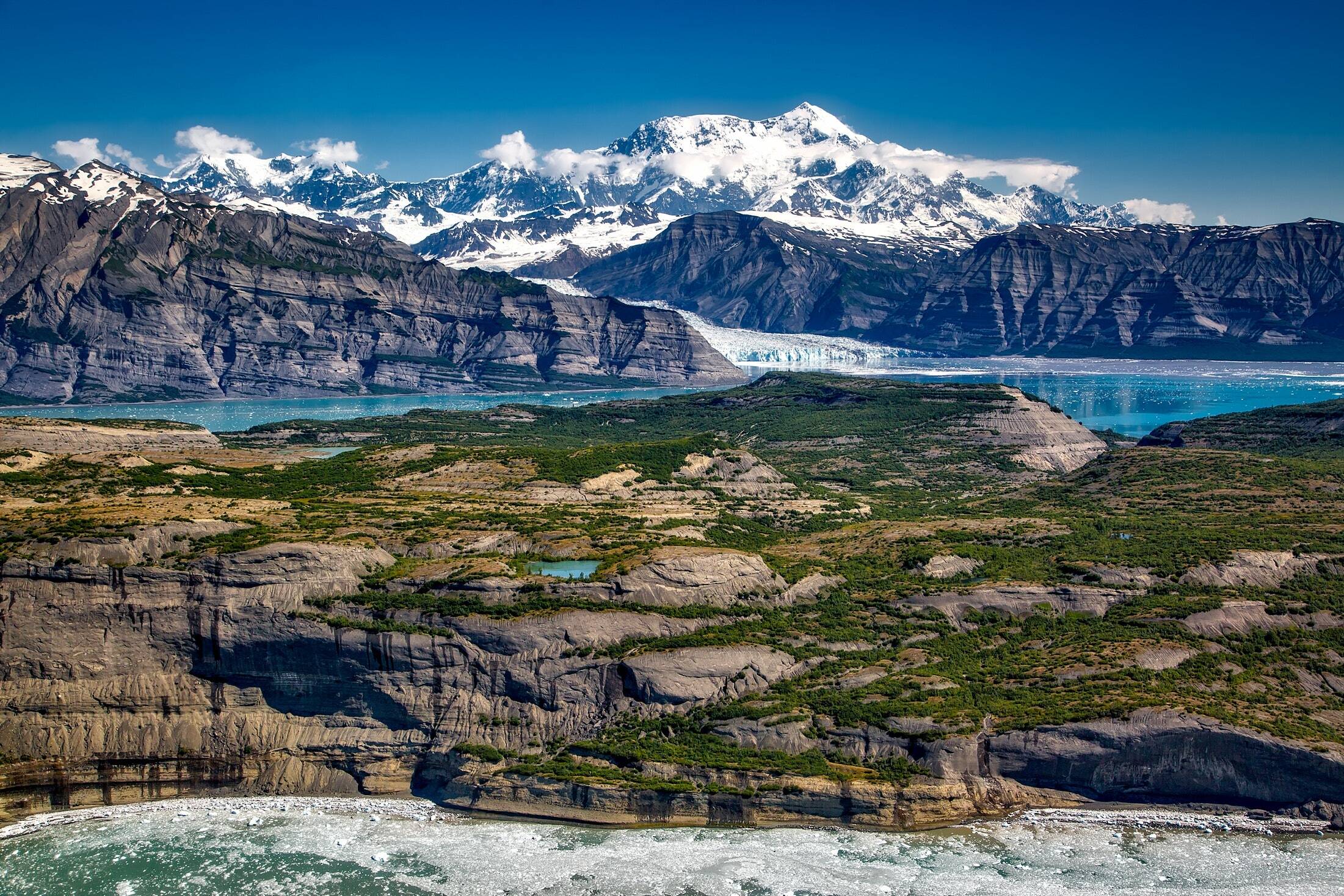 O Alasca é um dos 50 estados dos Estados Unidos, mas faz fronteira apenas com o Canadá. Foto: Pexels