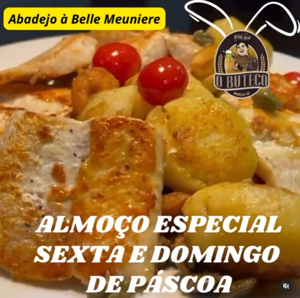 O Buteco terá prato especial para almoço de Sexta-feira Santa e Domingo de Páscoa O Buteco terá prato especial para almoço de Sexta-feira Santa e Domingo de Páscoa