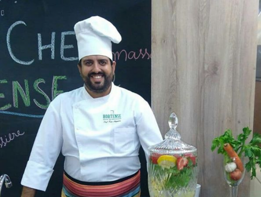 Chef Eder NOgueira, responsável pelo curso