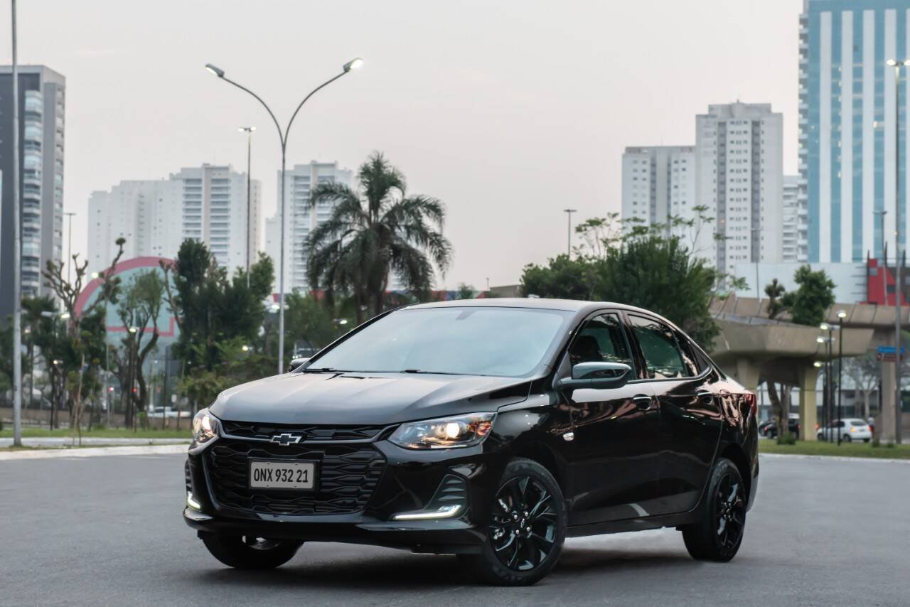 Chevrolet Onix Plus Midnight. Foto: Divulgação