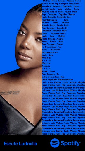 Ludmilla encabeça campanha do Spotify sobre igualdade