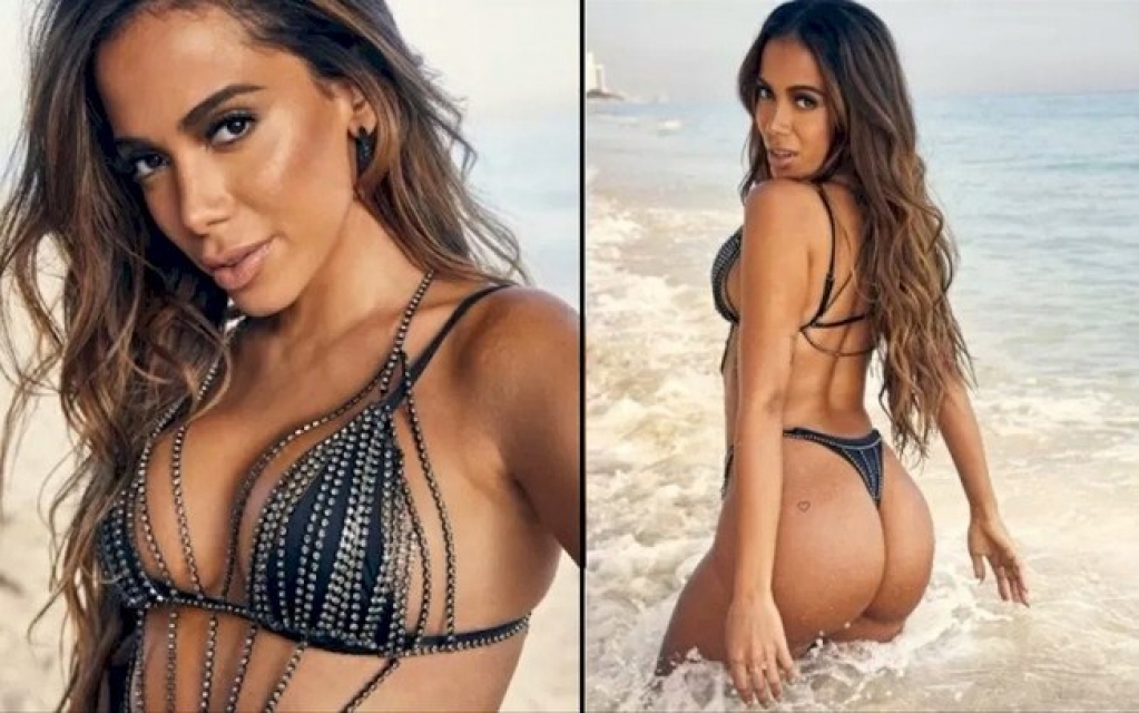 Anitta posa de biquini em novo ensaio para revista esportiva